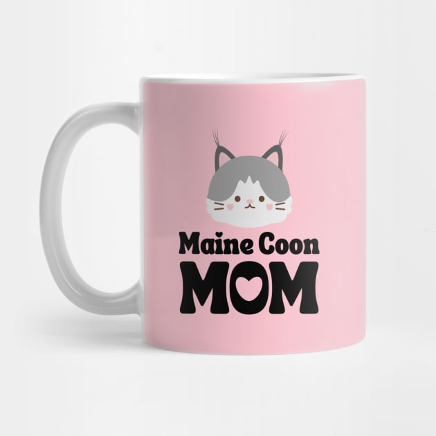 Maine Coon Mom / Maine Coon Cat Mama / Funny Cat Shirt / Gift for Maine Coon Cat by MeowtakuShop